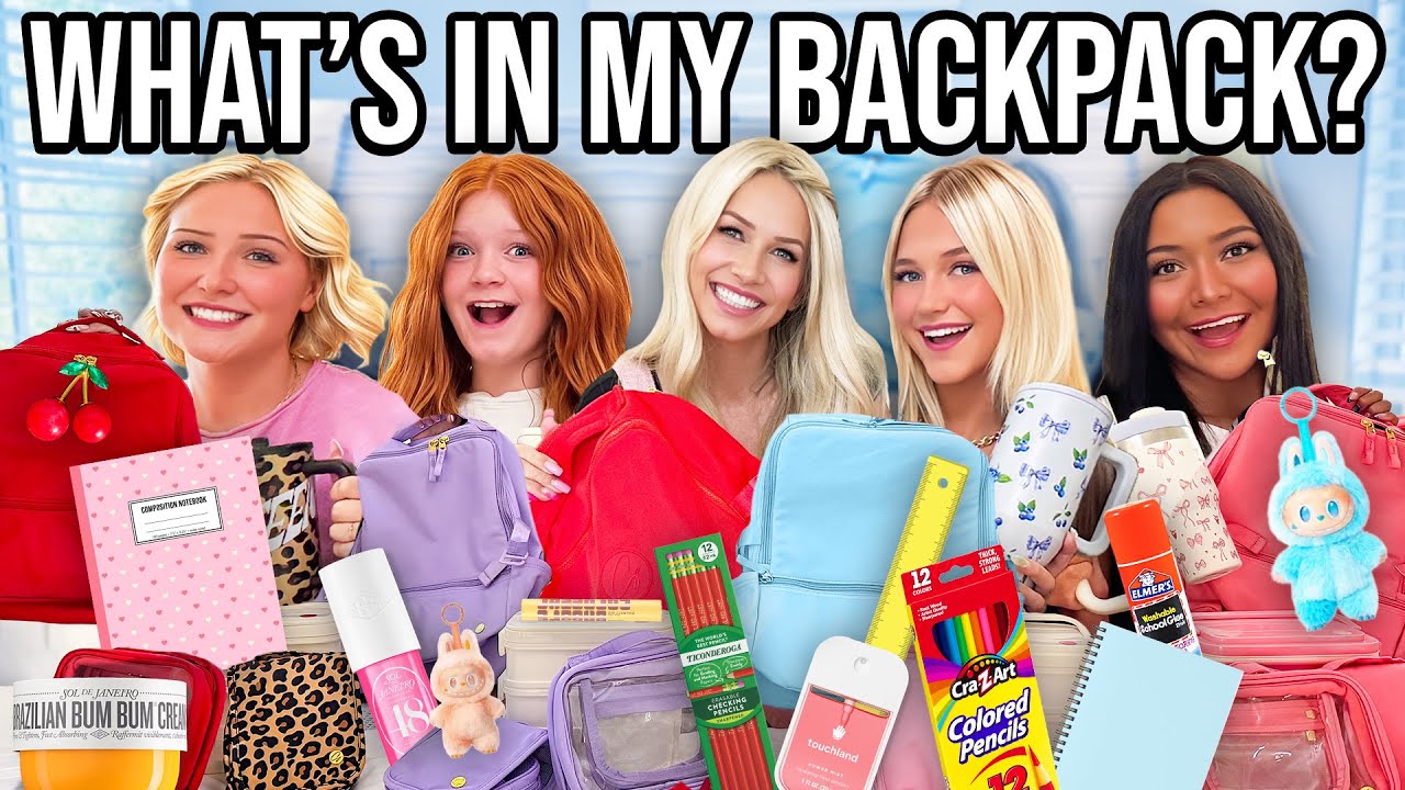WHAT'S iN MY BACKPACK for the NEW 2025 SCHOOL YEAR!