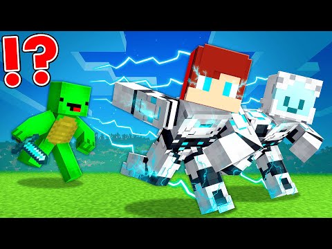CURRENT Speedrunners vs Hunter in Minecraft - Maizen JJ and Mikey
