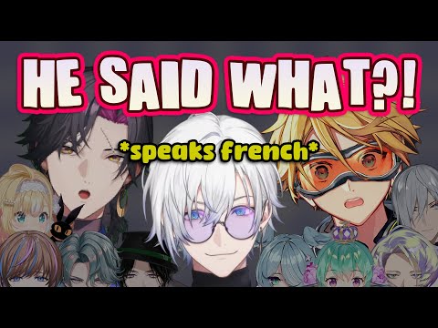 Kaelix speaks French and Zali and Willy thought he said something SUS 【NIJISANJI EN CLIP】