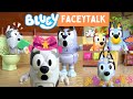 BLUEY Faceytalk Episode Full Episode Pretend Play With Bluey Toys Disney Jr ABC Kids