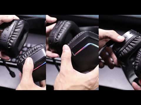 Xtrike Me GH-512W RGB 3.5mm/USB Black