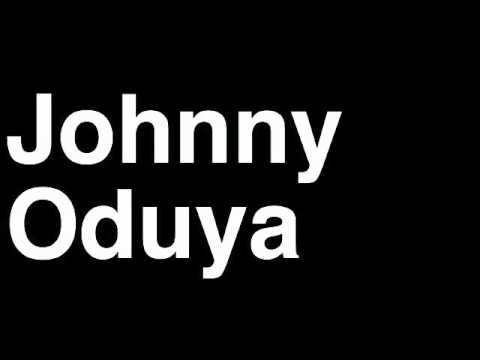 How to Pronounce Johnny Oduya Chicago Blackhawks NHL Hockey Player Runforthecube