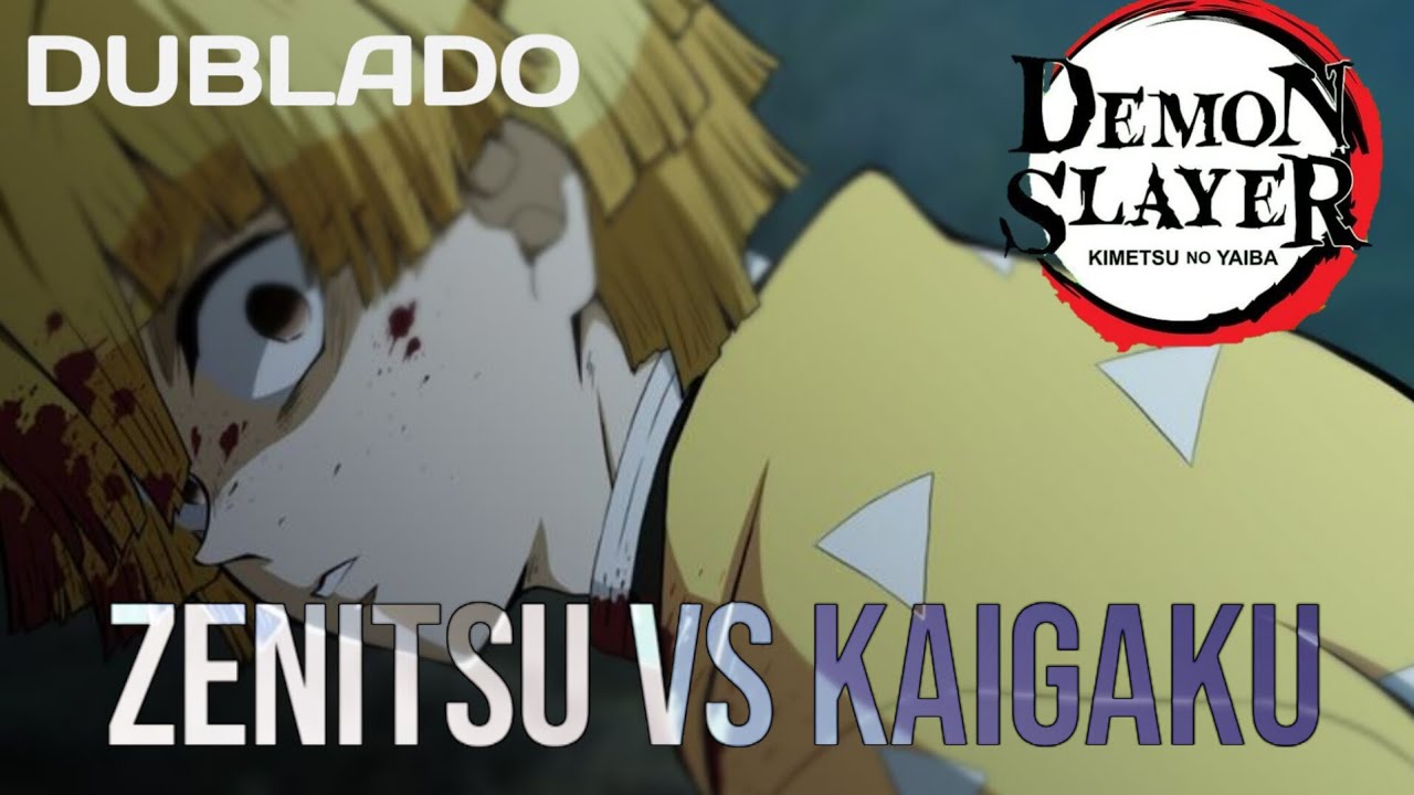MANGÁ ANIMADO | ZENITSU VS KAIGAKU | DUBLADO