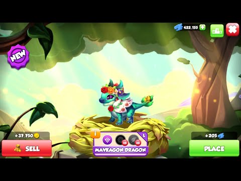 Hatched Mavkagon Dragon-Dragon mania legends | open 170 more tyrant chest | DML