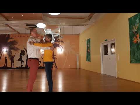 Foxtrott Basics, Rechtsdrehung, Linksdrehung Kreuzschritte nach Linksdrehung 2020