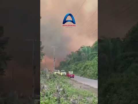 PÂNICO NO INTERIOR: MORADORES REGISTRAM DESESPERO COM APROXIMAÇÃO DE QUEIMADA EM AUTAZES