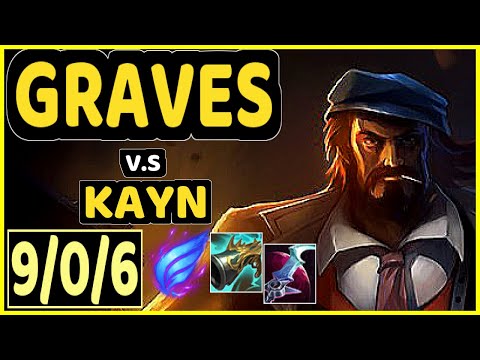 ELYOYA (GRAVES) vs KAYN - 9/0/6 KDA JUNGLE CHALLENGER GAMEPLAY - EUW