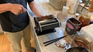 Quick Chocolate Dessert Pasta with Sauce