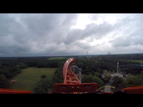 Sky Scream front seat on-ride HD POV Holiday Park