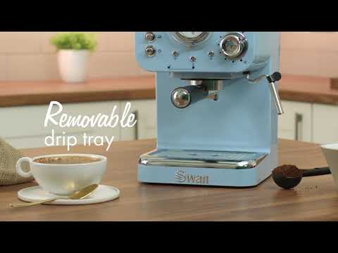 Swan Retro Pump Espresso Coffee Machine - 