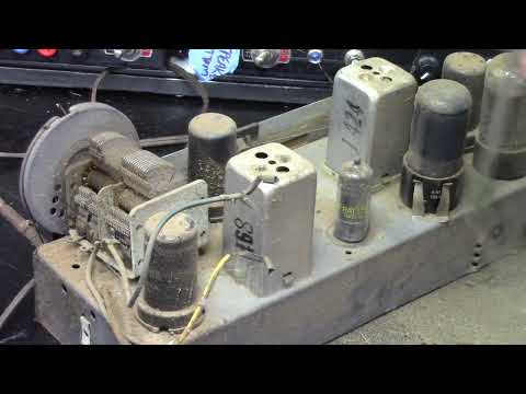 1951 GE 404 Six Tube Radio- Part 1-  Disassembly and Electrical Work