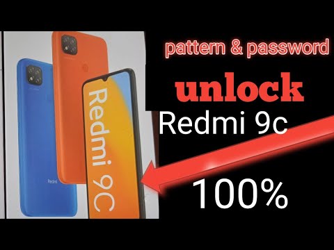 Redmi 9c unlock  pattern /password  100%