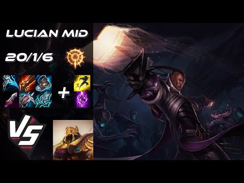 MID Lucian vs Azir - EU Challenger Patch 14.16