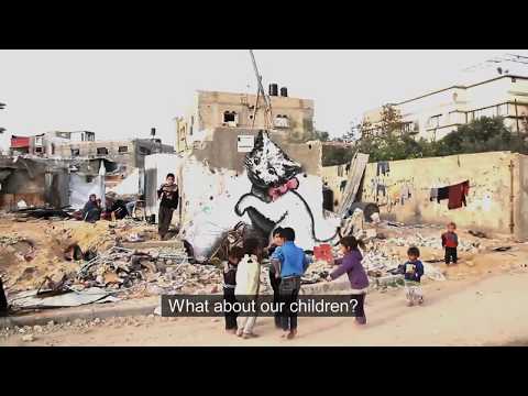 Banksy - Make this the year YOU discover a new destination (Gaza Strip) (February 25, 2015)