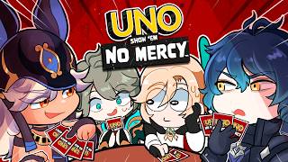 Download lagu Genshin Impact VAs Play Uno No Mercy | Tres Leches con leche de sojas mp3