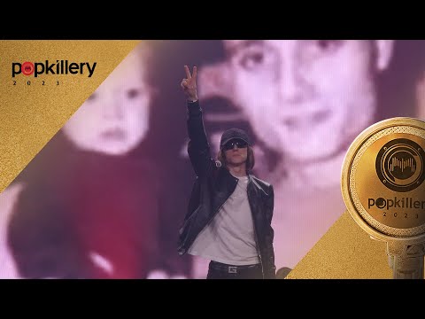 Magik Śląskim Raperem 30-lecia - nagrodę odbiera jego syn, Fejzjestm (Popkillery 2023)