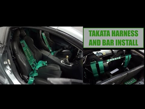 TAKATA HARNESS + HARNESS BAR INSTALL (ROCKET BUNNY ECLIPSE)