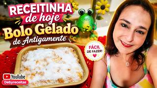 BOLO GELADO DE ANTIGAMENTE - SUPER FÁCIL DE FAZER E DELICIOSO