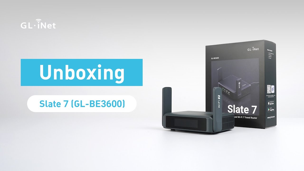 Unboxing Slate 7 (GL-BE3600) | Dual-band Wi-Fi 7 Travel Router