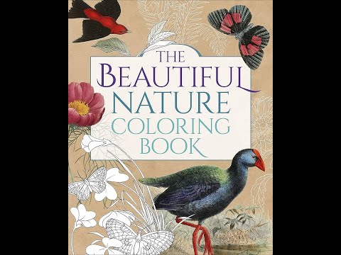 Flip Through The Beautiful Nature Coloring Book