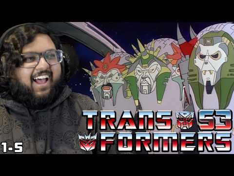 AN INSANE BEGINNING! | The Transformers G1 Season 3 REACTION (1-5)