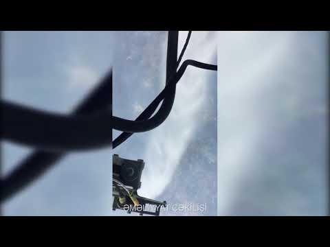 Qəbələ rayonunda dağlıq ərazidəki yanğının söndürülməsinə FHN-in ikinci helikopteri cəlb olunub