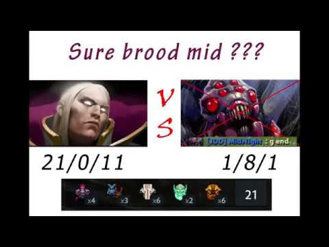 Invoker Vs Brood Mother.