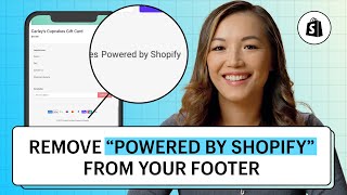 How to Remove "Powered by Shopify" from Your Footer || Shopify Help Center