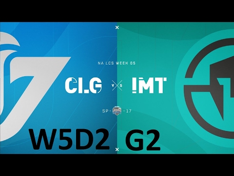 CLG vs IMT Game 2 Highlights - 2017 NALCS SPRING SPLIT - WEEK 5 DAY 2
