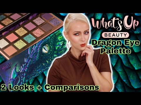 NEW What's Up Beauty? DRAGON EYE PALETTE REVIEW + 2 LOOKS TUTORIAL + COMPARISONS