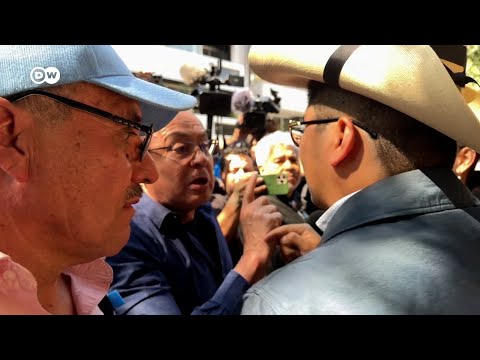 Manifestaciones de chavistas y antichavistas en México por la captura de Maduro