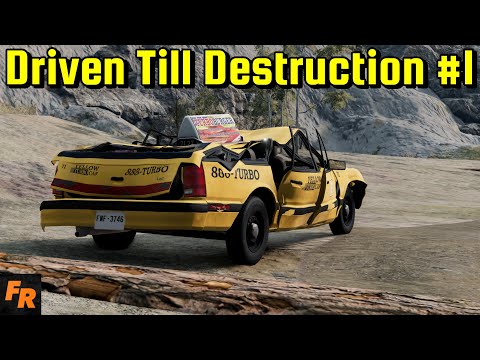 Driven Till Destruction #1 - The Flat Taxi - BeamNG Drive