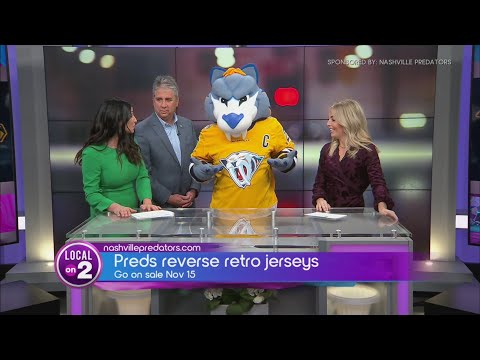 Nashville Predators reverse retro jerseys