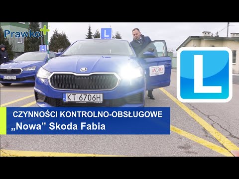 Czynności kontrolno-obsługowe nowa Skoda Fabia MORD Tarnów (światła, płyny - zadanie egzaminacyjne)