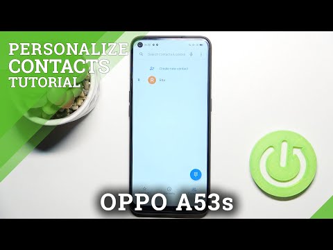 How to Add Pictures to Contact in OPPO A53s – Customize Contacts