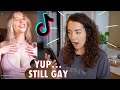 Reacting to ~Actually Good~ Lesbian Thirst Traps (I love when WOMEN)