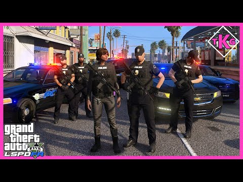 Gang Unit Patrol in GTA 5 4K | PLAYING a POLICE OFFICER in GTA 5 | GTA 5 Lspdfr Mod EP148