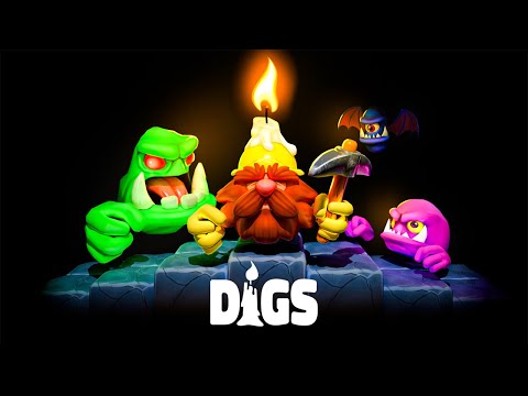 Seek The Legendary Treasure In This Tower Defense Roguelike! - Digs Gameplay