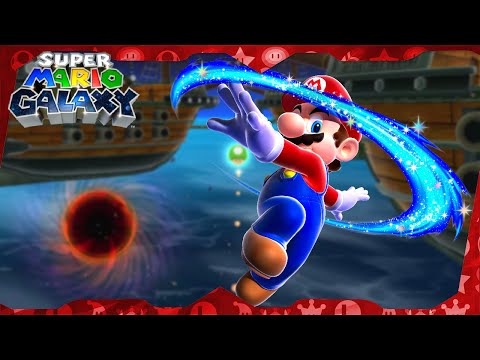 Super Mario Galaxy Walkthrough ᴴᴰ | Bowser Jr.'s Airship Armada (All Power Stars)