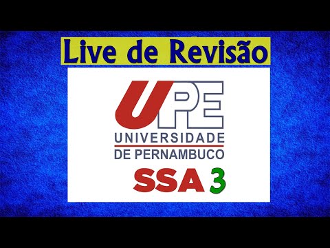 Revisão SSA 3 - Live 3 de BIOLOGIA - Quem sabe faz ao vivo!