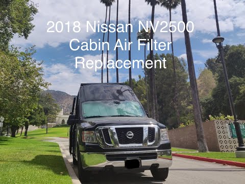 Vanlife DIY: Replace Cabin Air Filter in a Nissan NV2500