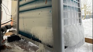 Hofmann V01 Wärmepumpe im Januar - Abtauen - Stromverbrauch - Erkenntnisse aus dem Januar - Altbau