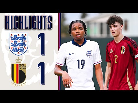 England U17 1-1 Belgium U17 | Young Lions Held To Opening Day Draw In Albania | UEFA U17 EUROs