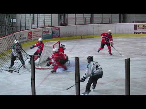 Slavoj Český Krumlov - Klatovy 3:12, st. dorost 2017-18 (gól Jana Papouška)