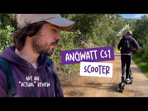 We Took the ANGWATT CS1 Electric Scooter off-road for a spin in Algarve, Portugal! 🛴✨