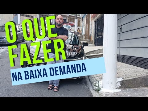 O que fazer na baixa demanda #uber #99pop 