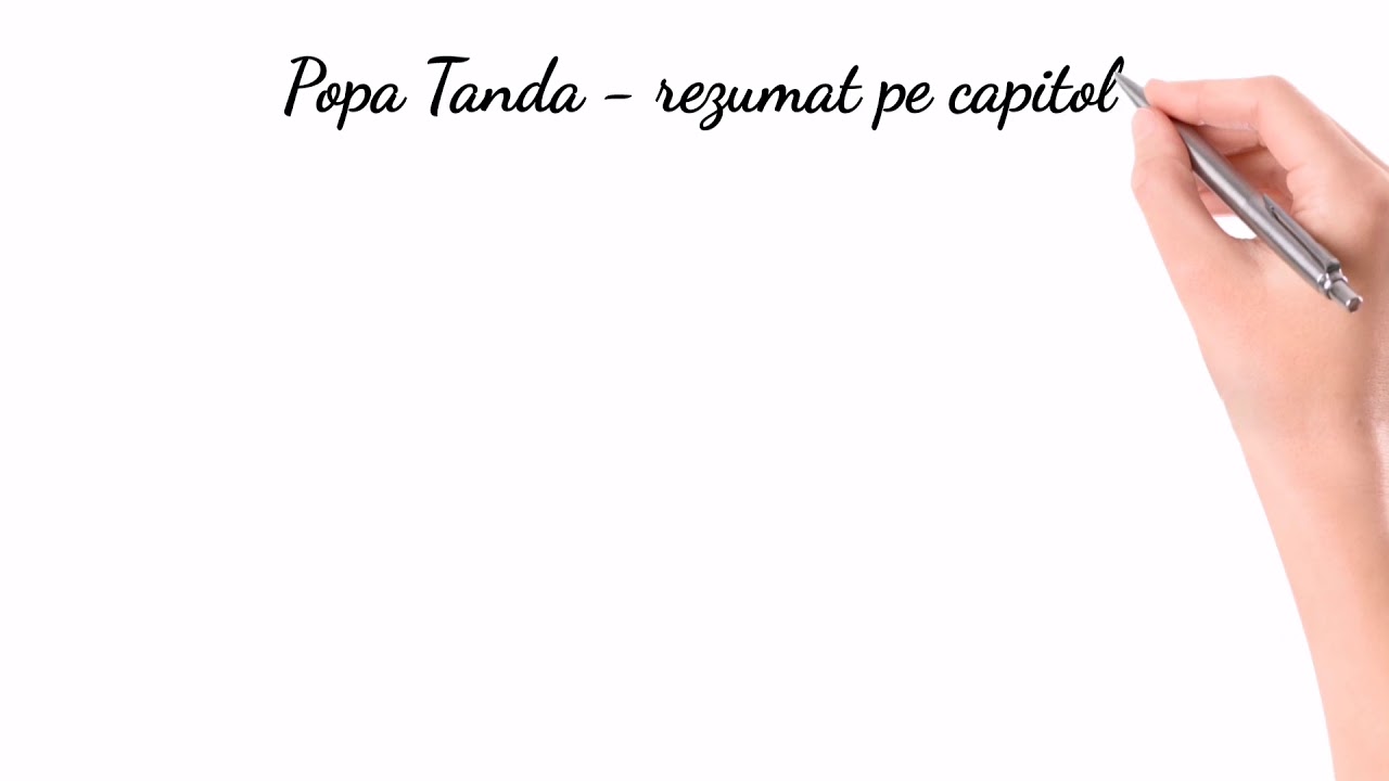 Popa Tanda - rezumat pe capitole