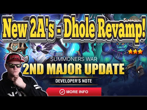Major Update Review - New 2a's & Dhole Revamp - Summoners War