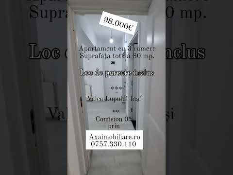 Apartament 3 camere Valea Lupului,2 Bai,Loc de Parcare Inclus — Video
