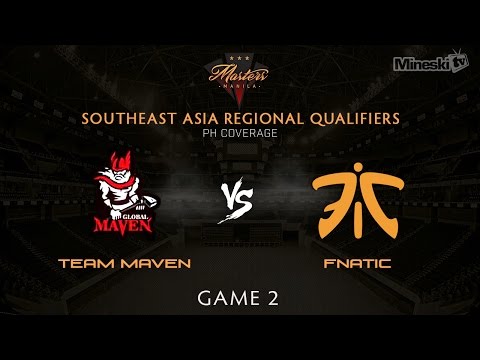 Team Maven vs Fnatic | The Manila Masters | SEA Regional Qualifier | Game 2
